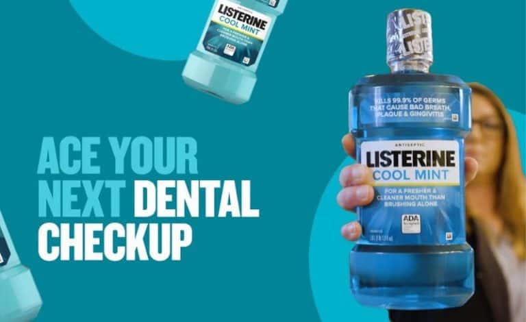 Produk mouthwash dengan merek listerine
