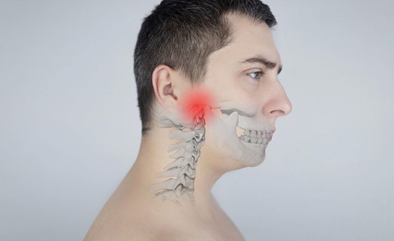 illustrasi tulang rahang manusia