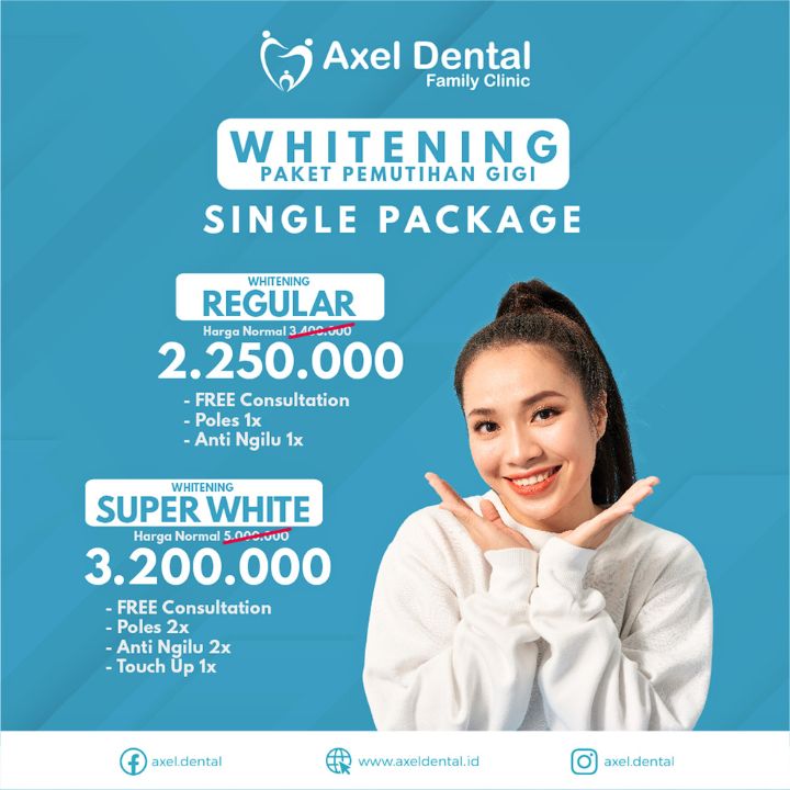 Promo dental spa klinik Axel Dental